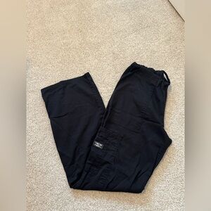 Cherokee WOMENS SCRUBS Black Cargo Pants